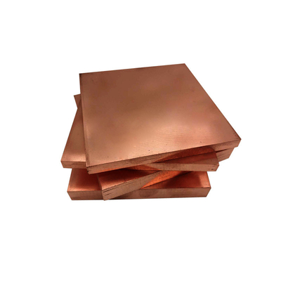 H63 Large Copper Sheet Plate Metal 500mm 1000mm Bright Annealing