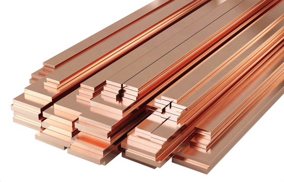 C2680 Brass And Copper Bar Cast B194 Copper Flat Busbar Welding