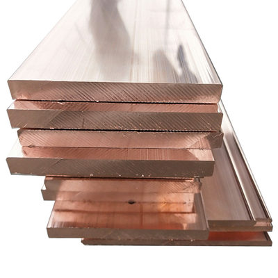 CuBe2 H70 Brass And Copper Bar Brush Mirror Beryllium Copper Flat Bar 20-60mm